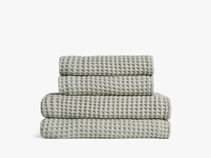 2+2 Waffle Bath Bundle - Willow
