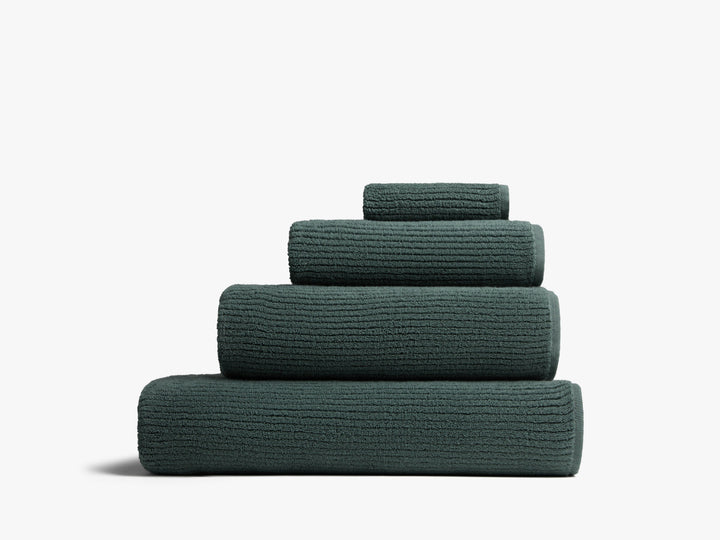 Soft Rib Towels (Agave)